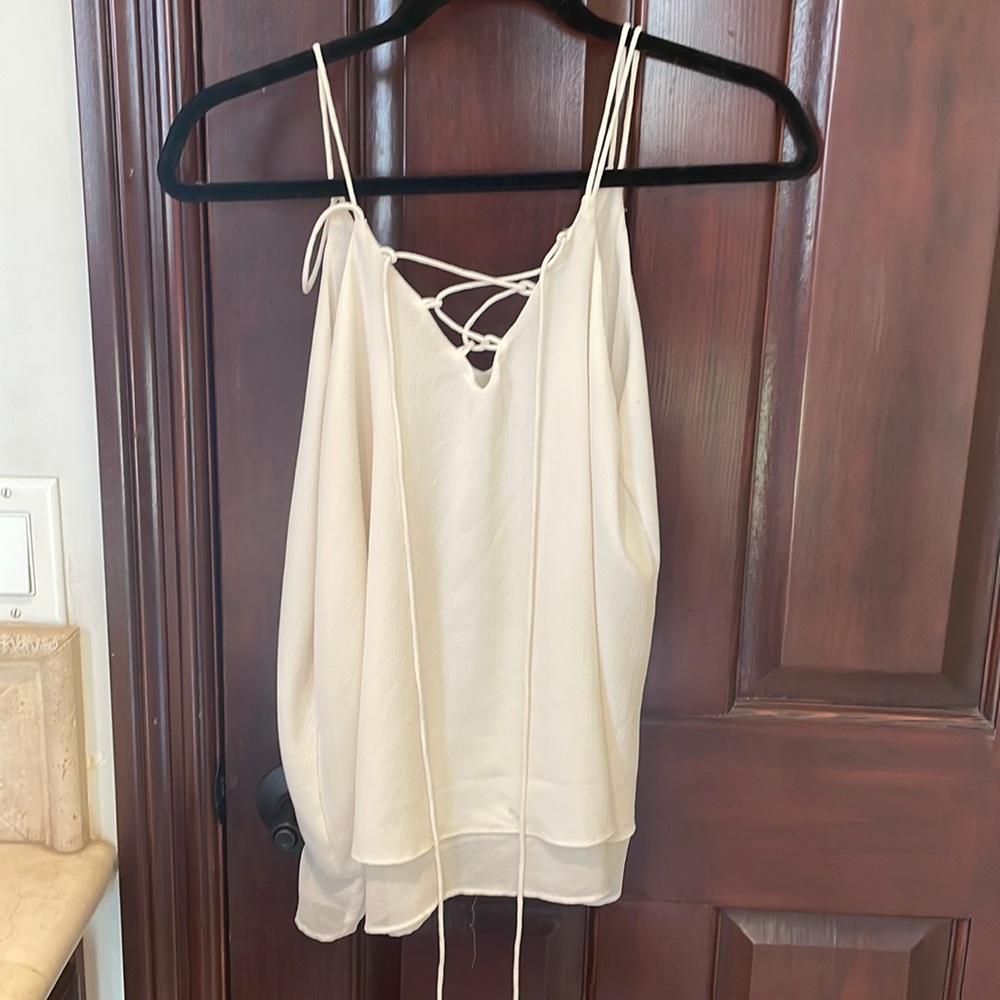 Off white tank top